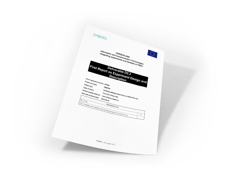 Paper Mockup - D2.2 First Report on Experiment Design and Description